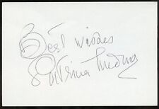 Patricia Medina d2012 signed autograph 4x5 Cut Actress Phantom of the Rue Morgue picture