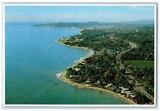 1988 Aerial View Of Pacific Coastline Santa Barbara California CA Postcard picture