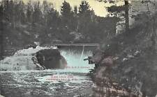 Chippewa Falls Minnesota 1910 Postcard Glen Lock Dam Waterfall picture