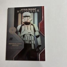 Imperial Tank Driver TE-12 2020 Star Wars Masterwork Troopers of Empire /299 picture