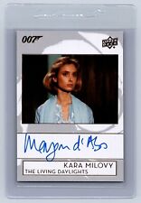 2019 Upper Deck UD James Bond Maryam d'Abo Auto Kara Milovy Autograph Card #A-BO picture
