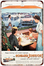 1955 Howard Johnson's Restaurant Vintage Ad Vintage Look Reproduction Metal sign picture