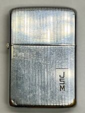 VINTAGE 1937 to 1950 ZIPPO LIGHTER  PAT. 2032695 Engraved picture
