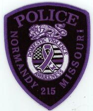 MISSOURI MO NORMANDY POLICE DOMESTIC VIOLENCE NICE SHOULDER PATCH SHERIFF picture