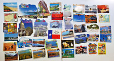 POSTCARD Die Cut Lot of 40 Travel, USA, City View, Large Unused Glossy Cards picture