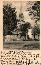 Porter's Pharmacy, Congregational Church, Randolph, Massachusetts, MA 1905 picture