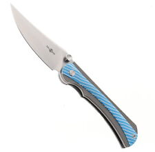 TwoSun Folding Knife Titanium/G10 Handle 14C28N Plain Edge TS283-G10 picture