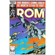 Rom (1979 series) #10 in Near Mint minus condition. Marvel comics [a' picture