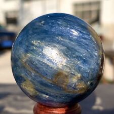 153G Rare！Natural beautiful Blue Kyanite Sphere Ball Quartz Crystal Healing picture