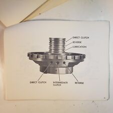 1967 GENERAL MOTORS HYDRA-MATIC TRANSMISSION TROUBLE SHOOTING PAPERS HYDRAMATIC picture