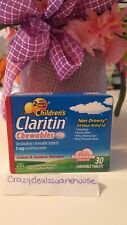 Claritin ~ Children's Chewable Antihistamine 5mg Bubble Gum Flavor ~30 Tablets~ picture