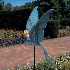 Thumbelina on her Bluebird Hans Christian Anderson Garden Stake Sculpture picture