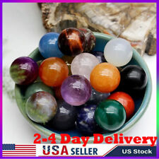 Wholesale Natural Quartz Crystal Stone Sphere Reiki Healing Beads Mixed 8-20mm picture
