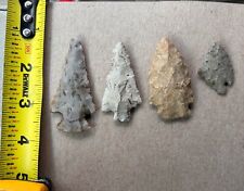 indian arrowheads authentic lot SE MICHIGAN 2-3/4” -2 1/2 (x2)  & 1 1/4 picture
