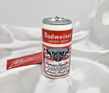beer can budweiser ornament plastic 3 inch tall Kurt Adler picture
