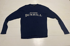 Judd's Very Nice Dunhill 100% Cotton Blue Sweater Men's Large Size picture