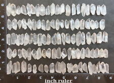 100pcs Bulk Natural Crystal Clear Quartz Mini Points Terminated Wand Specimens picture