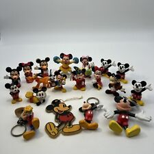 Lot Of 19 Mickey & Minnie Mouse, Pluto Vtg Small Figurines Walt Disney World picture