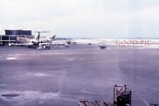 #DX84 -Vintage 35mm Slide Photo- Airplane- Airport - 1974 picture