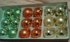 Vintage New 12  Feinster Glasschmuck Christbaum glass ornaments made in Germany picture