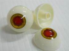 Realistic Acrylic Eyes for Halloween PROPS, MASKS, DOLLS ( Horror Halo R/Y 26mm) picture