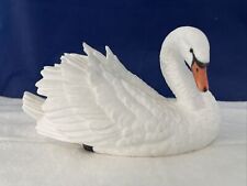 White Swan Bone China Figurine Graceful Reflections 1991 Maruri USA picture