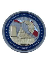 Authentic Governor Ron DeSantis Red White Florida Challenge Coin President FL picture