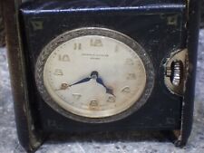 Vintage Sandoz-Vuille 8 Day Mechanical Wind Car Clock runs CU Jr. Promenade 1930 picture