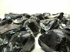 1PC Rough Black Natural Obsidian Dragon stone Rocks picture