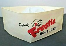 1967 Vintage FROSTIE Root Beer Soda Jerk Vendor Hat 