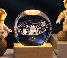 3D Solar System Crystal Ball picture