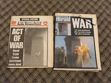 9/11 New York Post Boston Herald  picture