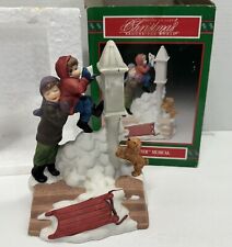 1991 Christmas Around The World House Of Lloyd THE LETTER Music Box Boy Girl Dog picture