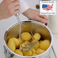 Stainless Steel Handle Potato Masher & Ricer Mash Potatoes Vegetables Tool picture