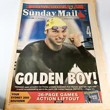 Vintage History Brisbane Newspaper 2000 Golden Boy Ian Thorpe Olympics Complete picture