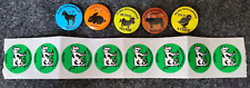 Lot of (5) Pins & (8) Stickers Heifer Project International Heifer picture