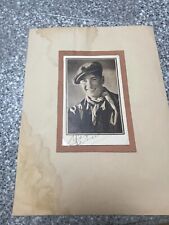 MAURICE CHEVALIER Classic Actor Autographed Photo 3.5 X 5.5 picture