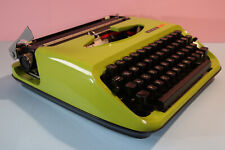 Vintage Privileg 300 funky green typewriter excellent working condition picture