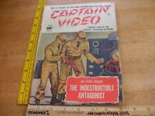 Captain Video 3 ray gun VG 1950s comic book Fawcett Evans art  picture