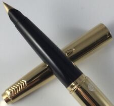VINTAGE PARKER 45 INSIGNIA - STAMPED w/ 14K EXTRA FINE NIB : RESTORED C/C FILL picture