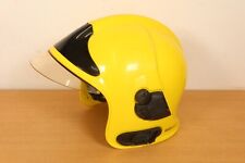 MSA Gallet Fireman Firefighter Issue Yellow F1 SF Helmet Fire & Rescue - 53-63cm picture