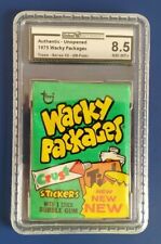1974 WACKY PACKAGES SERIES 12 UNOPENED -85- PACK GRADED GAI 8.5 picture