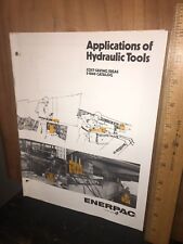 ENERPAC HYDRAULIC TOOLS VINTAGE Brochure  picture