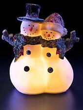 VP Home Christmas Snowman Decor Christmas Figurines Resin Snowman Lighted picture