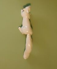Vintage Squirrel Wall Tree Climber Japan Fluffy Tail 15” Ceramic Figurine picture