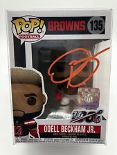 Odell Beckham Jr Signed Cleveland Browns Funko Pop With Five Star COA picture