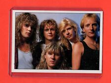 Def Leppard 1988 Panini Smash Hits Card  Pack Fresh # 188 picture