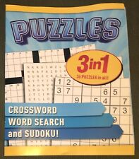 2023 BOY'S TOWN NEW Puzzle Booklet. 3 In 1: Crossword, Word Search, Sudoku picture