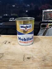 MOBILOIL SPECIAL Empty Mobil MOTOR OIL CAN VTG Authentic ALL METAL Inv673 picture