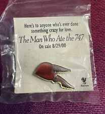 Unique And Rare “The Man Who Ate The 747” Lapel Pin picture